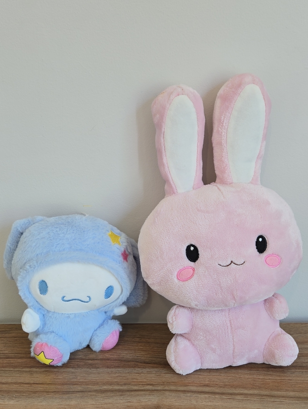 Pink Bunny Plush Toy - Soft Cuddly Kids Toy Sanrio Style